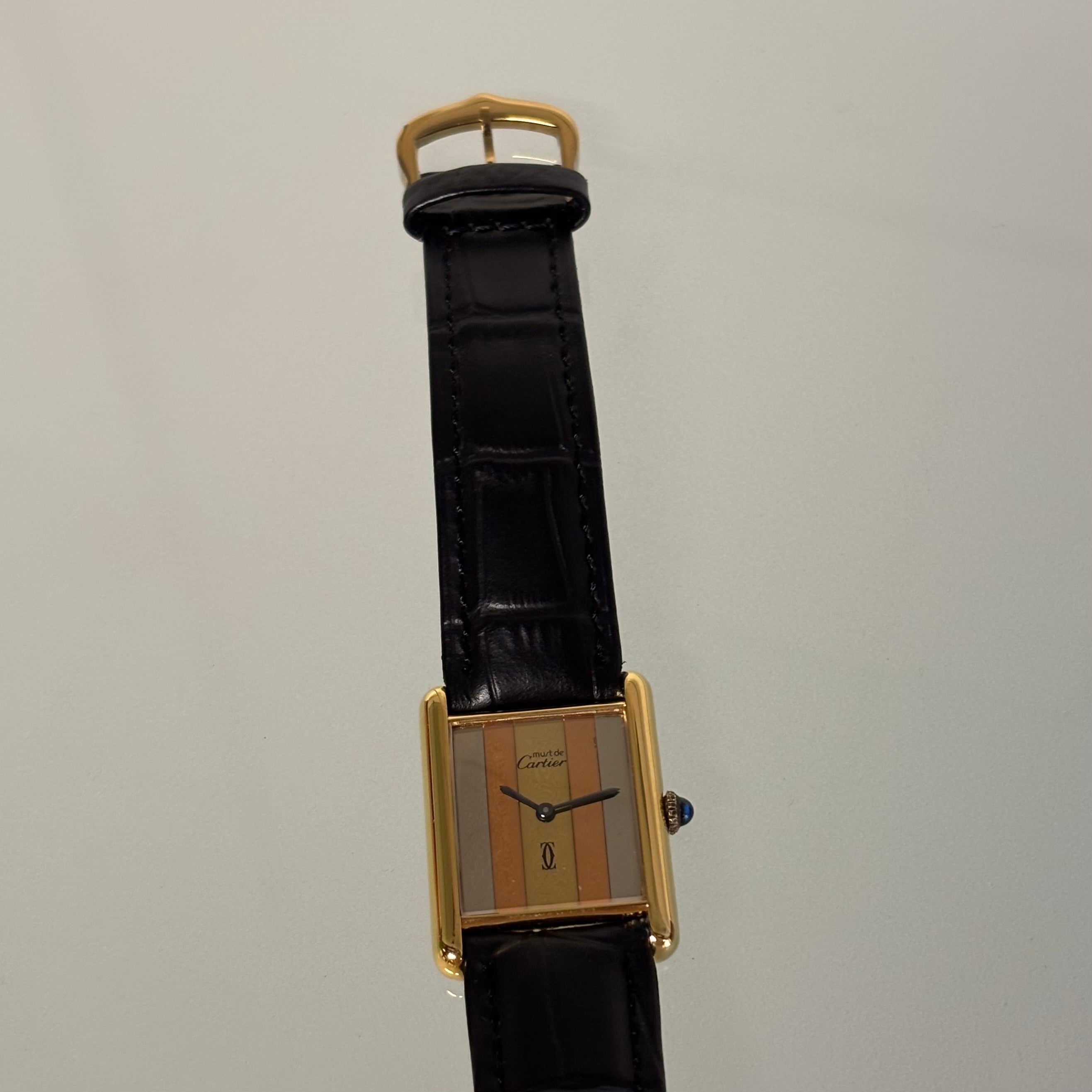 Cartier Tank GM with original buckle