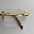 Cartier Love Round Glasses – Titanium with Gold Plating, Size 135