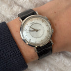 Cartier Memovox Jaeger-LeCoultre Steel Vintage Watch