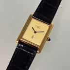 Must de Cartier Lemon dial GM hand wound