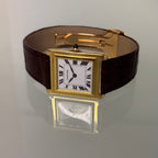 Cartier Tank Stepped “Pre-Merger” with 18k clasp