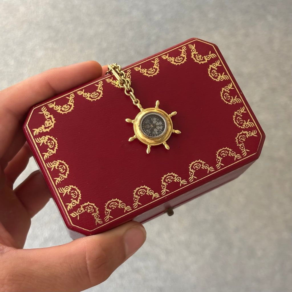 Cartier New York 14k compass