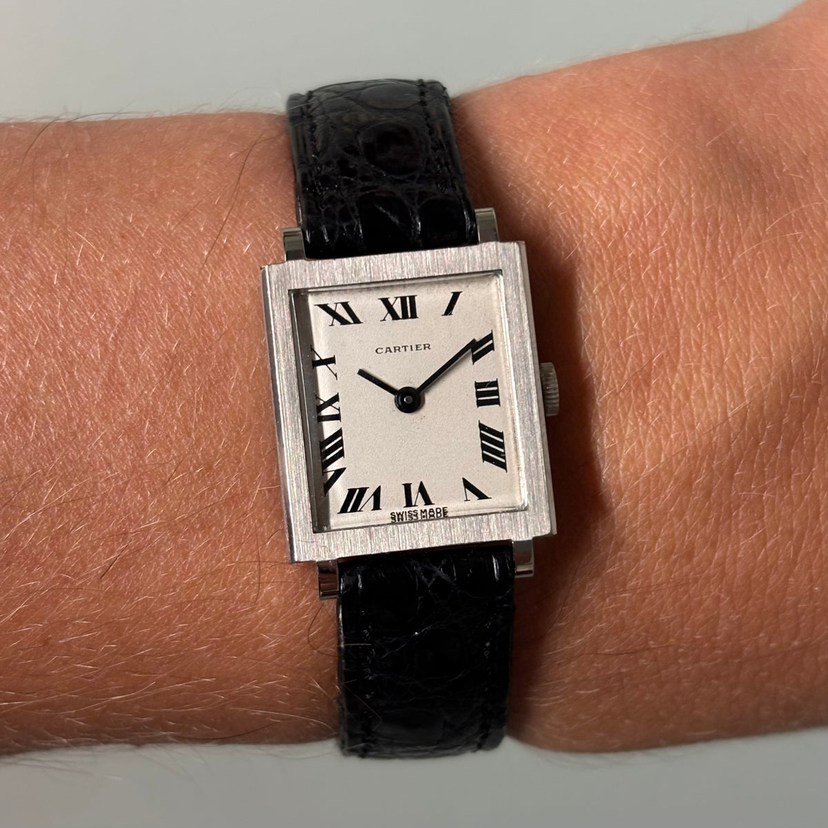 Cartier Bueche Girod White Gold Tank