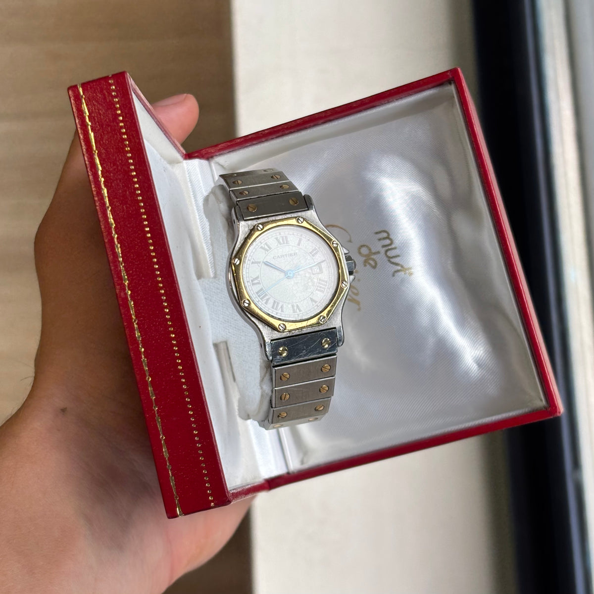 Cartier Santos Octagon GM Gold/Steel Automatic