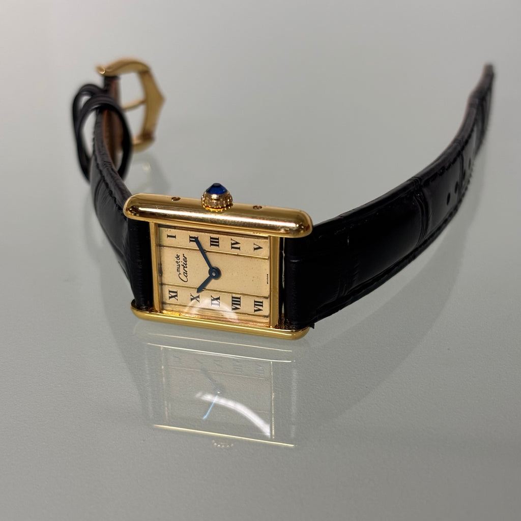 Cartier Tank PM Roman Full Set