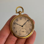 Cartier EWC Pocket Watch – 18K Gold Vintage Timepiece