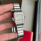 Cartier Santos Galbée GM Gold/Steel
