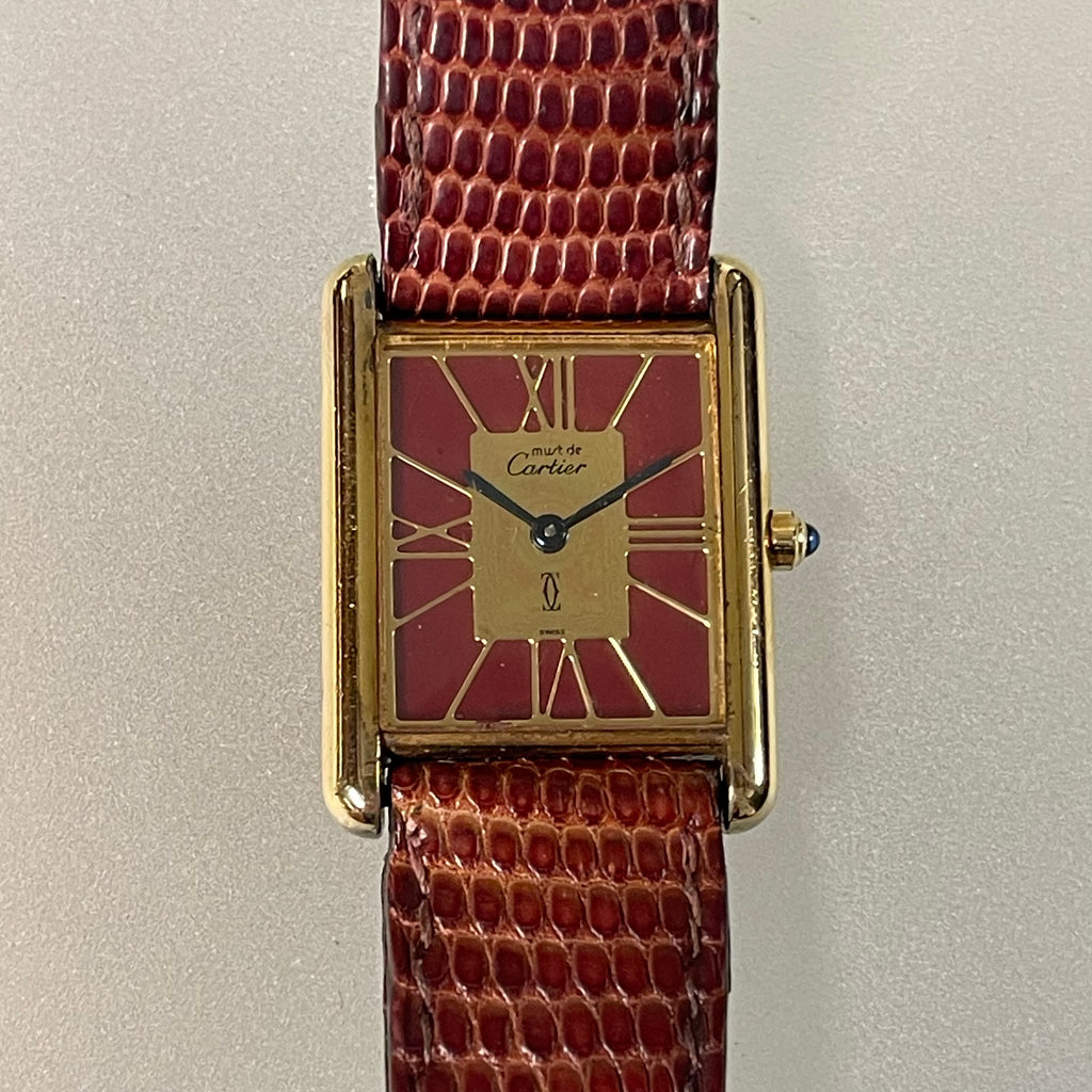 Cartier Tank Grand Model – Bordeaux Art Deco Dial