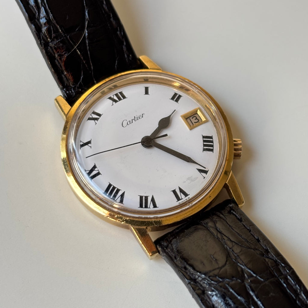 Bulova Accutron Wristwatch – Cartier Signed, 18K Gold