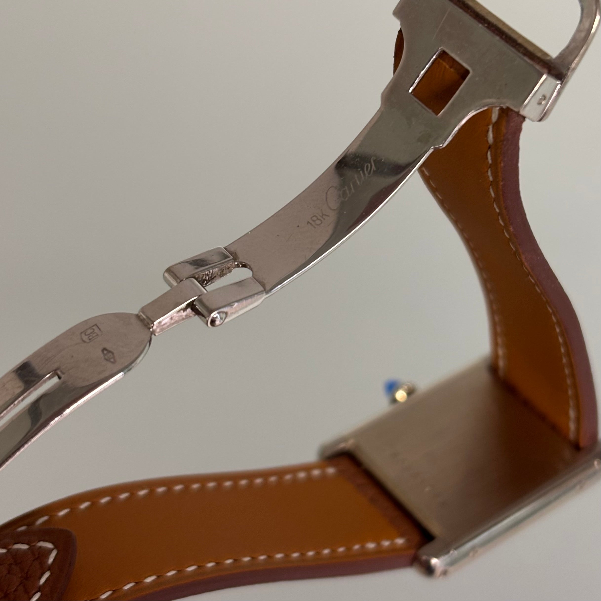 Cartier Tank Ref. 78086 White Gold Vintage Watch – Full Set