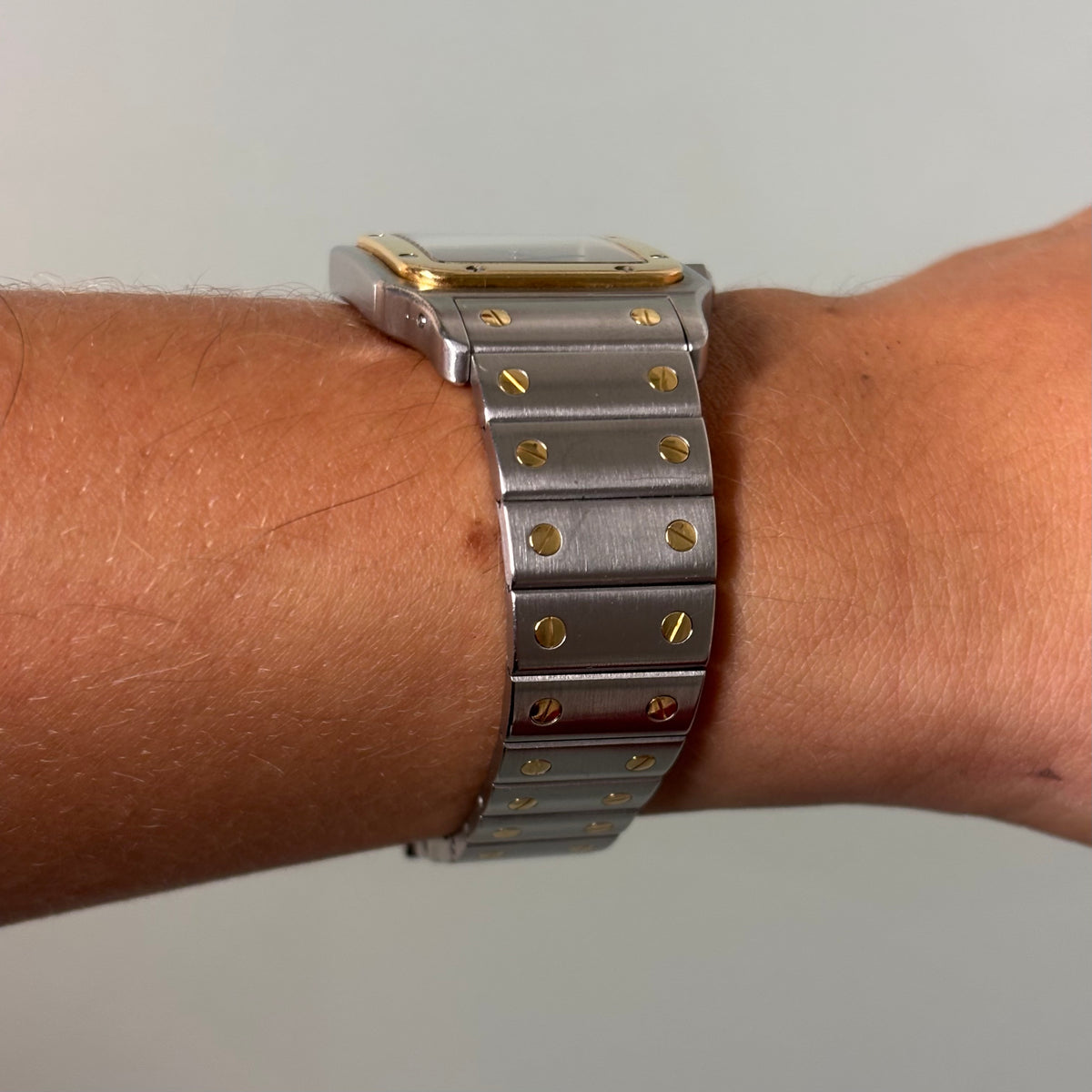Cartier Santos Galbée GM Gold/Steel
