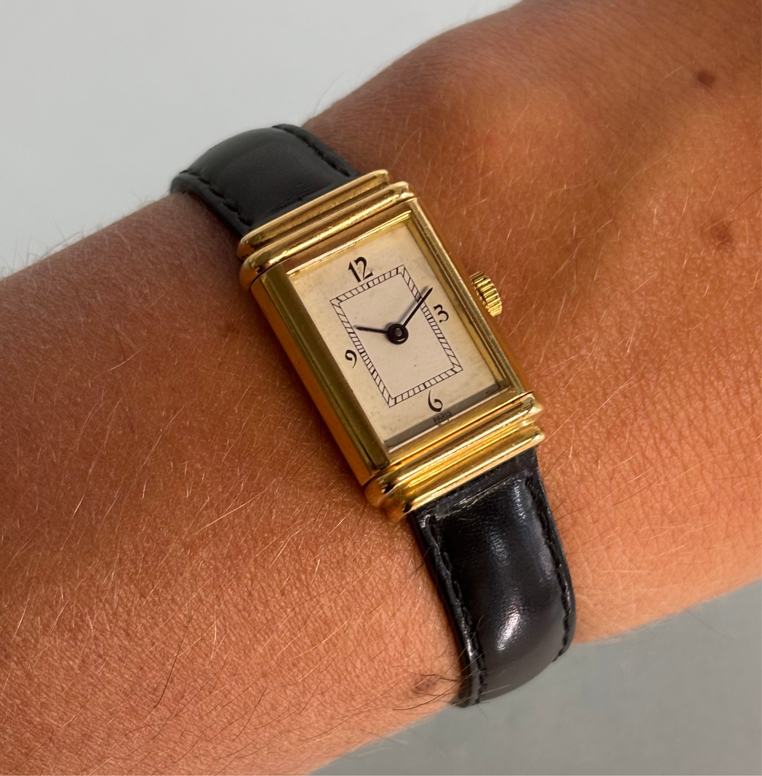 Yves Saint Laurent 18k Reverso