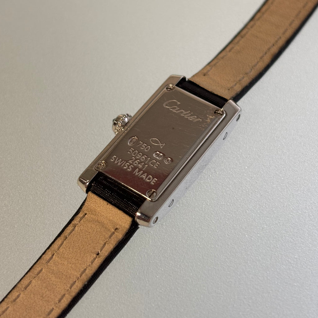 Cartier Tank Lanieres factory baguettes