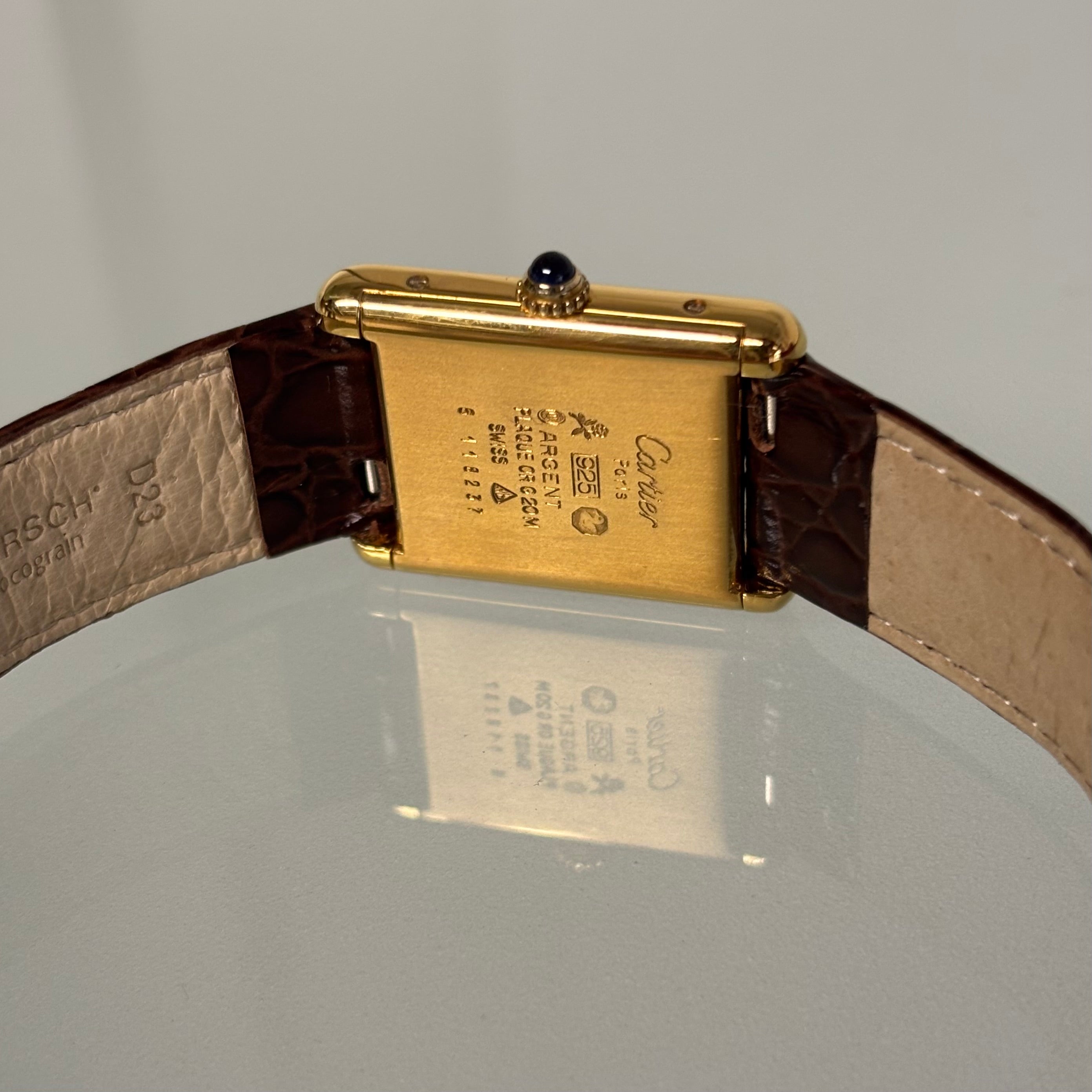 Cartier Tank GM with original buckle