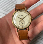 Cartier EWC Wristwatch – 18K Yellow Gold, 1940s Vintage