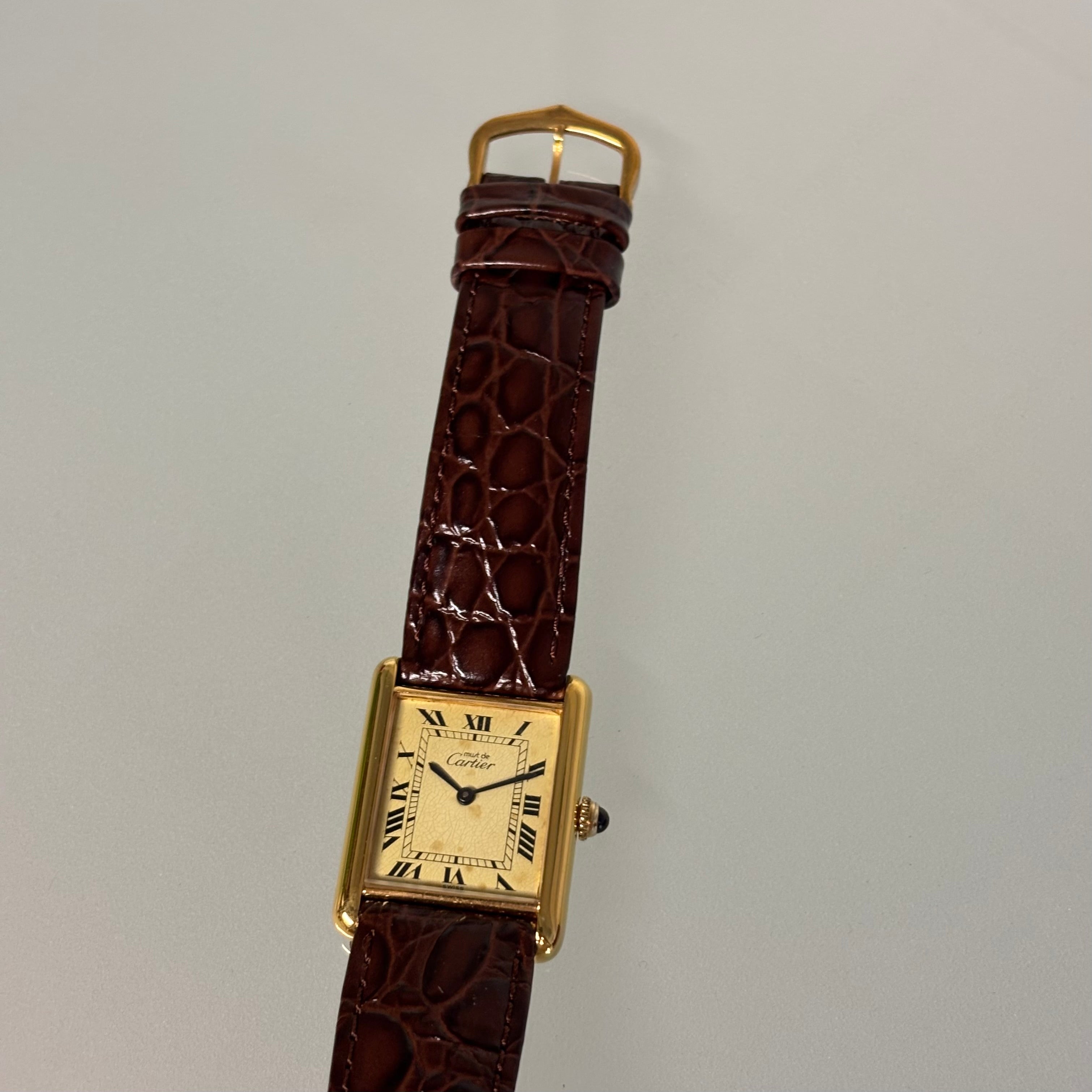 Cartier Tank GM with original buckle