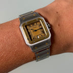 Cartier Santos Galbée GM Gold/Steel