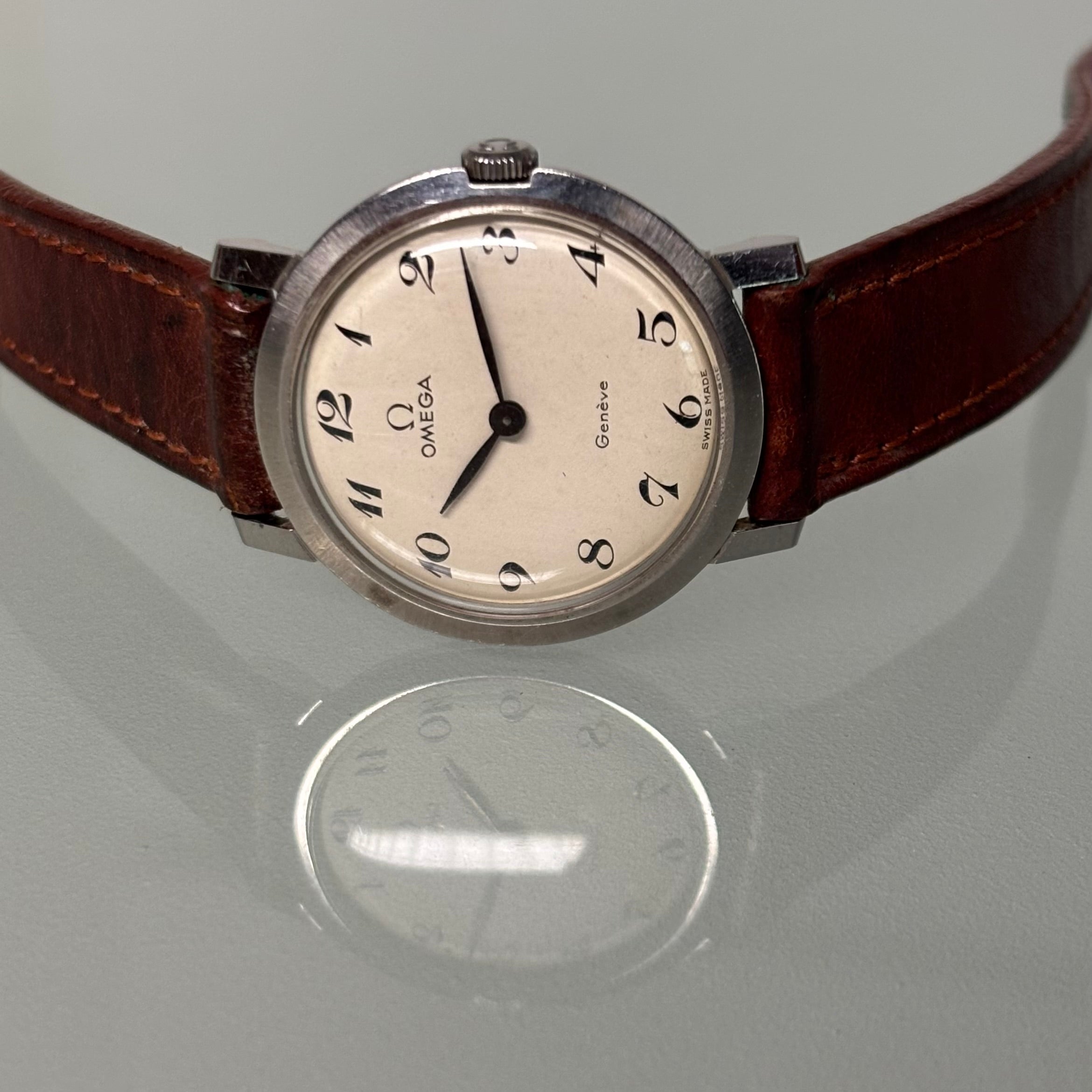 Omega Geneve Breguet Dial – Cream Dial Steel Case