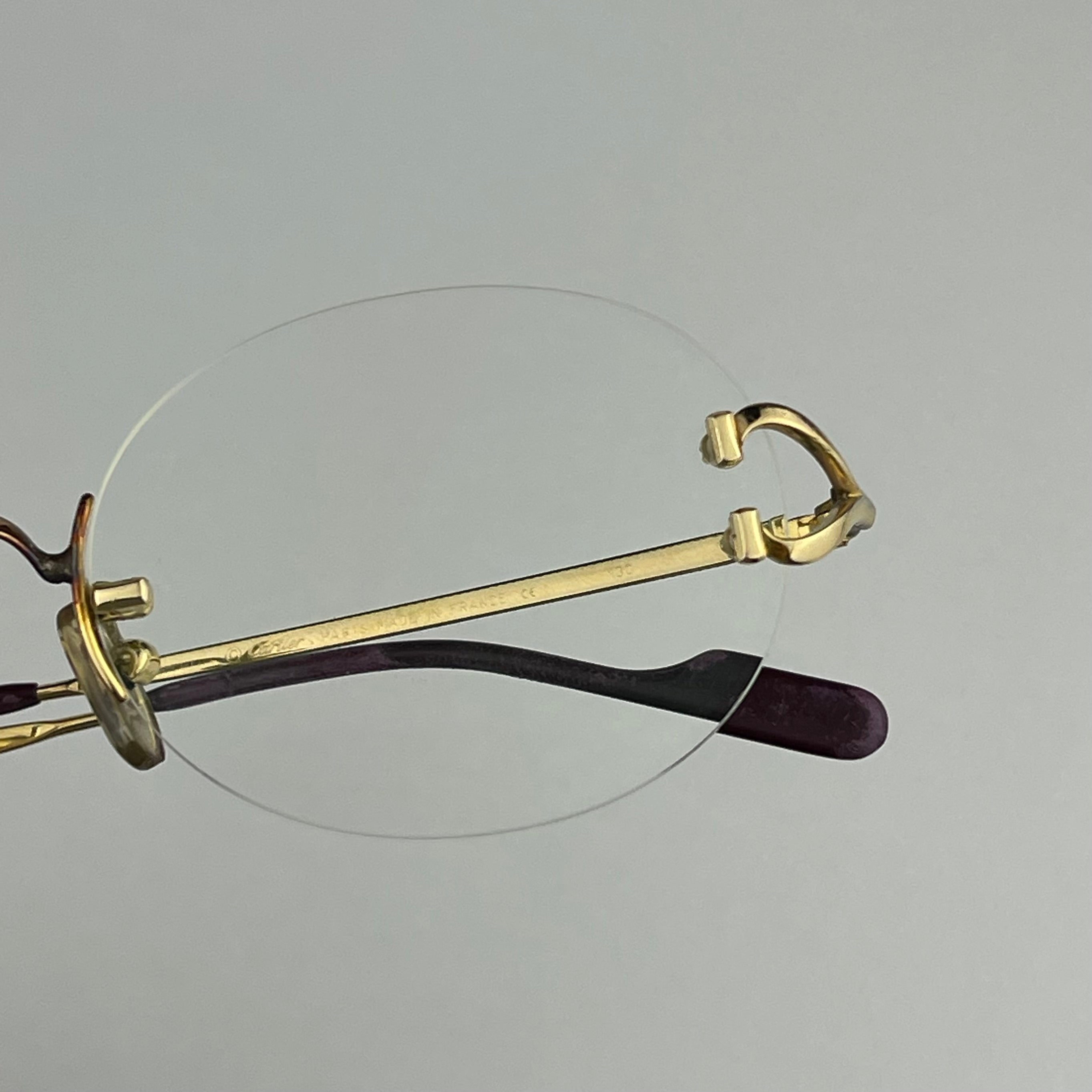 Cartier C decor glasses