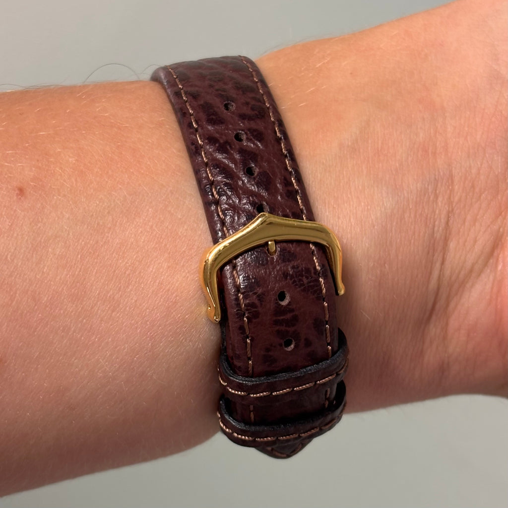 Cartier Tank champagne PM with original buckle
