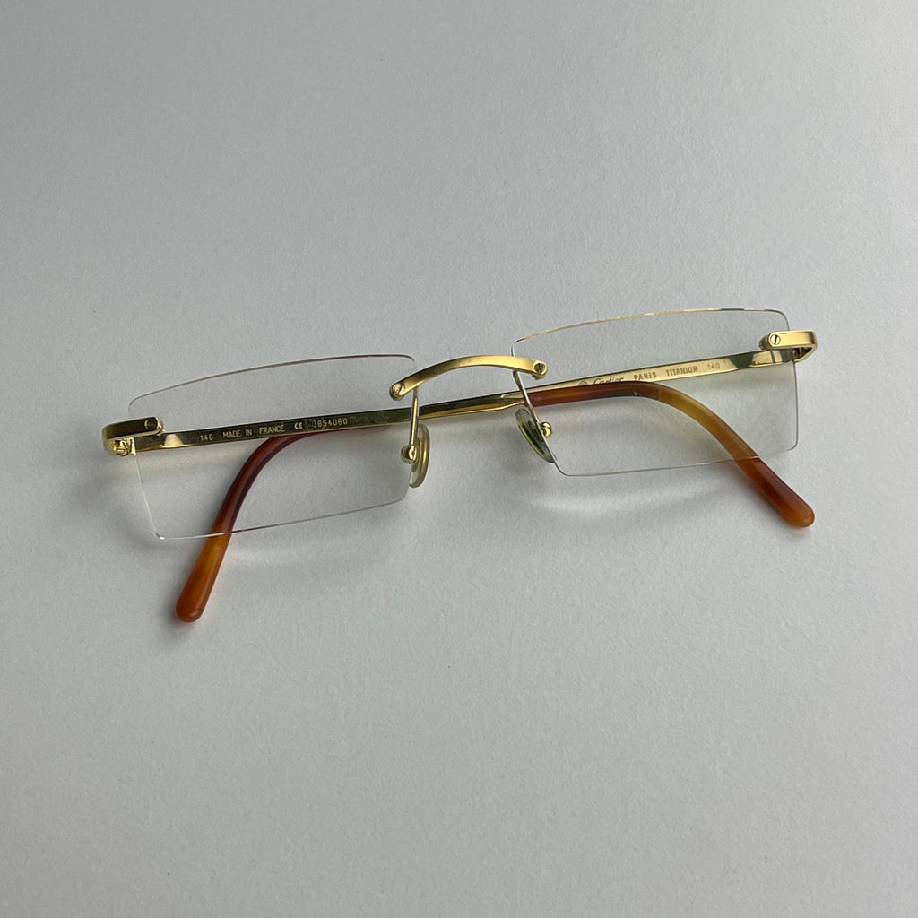 Cartier love glasses yellow