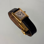 Cartier tank PM Opaline dial quartz