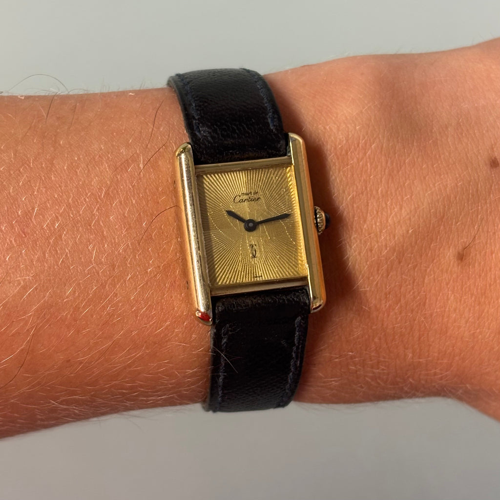 Cartier Tank PM Discor spider dial