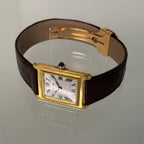 Cartier Tank Stepped “Pre-Merger” with 18k clasp