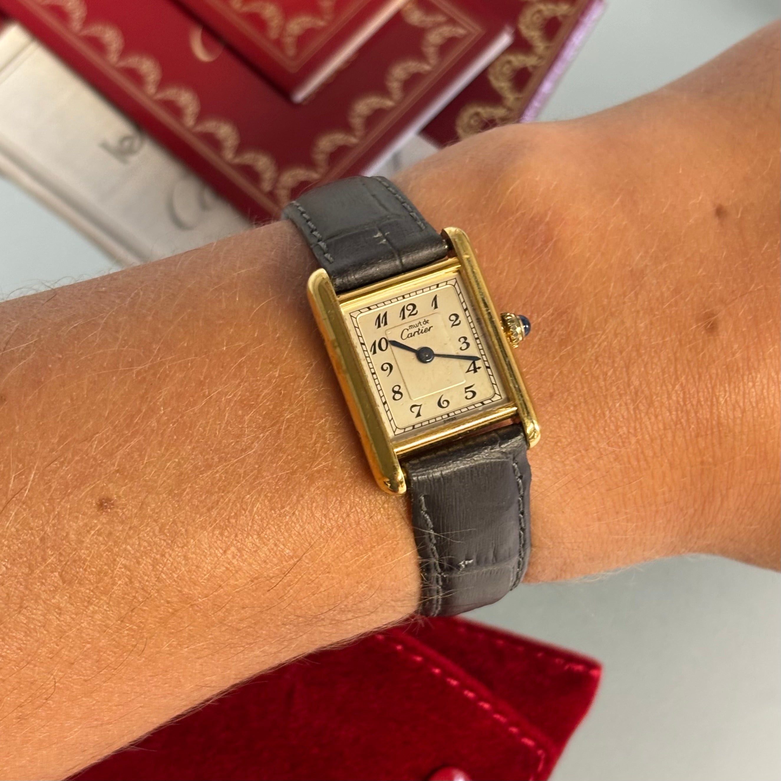 Cartier Tank PM Breguet full set