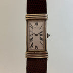Barthelay Silver Wristwatch – Rectangular Case, Vintage Model