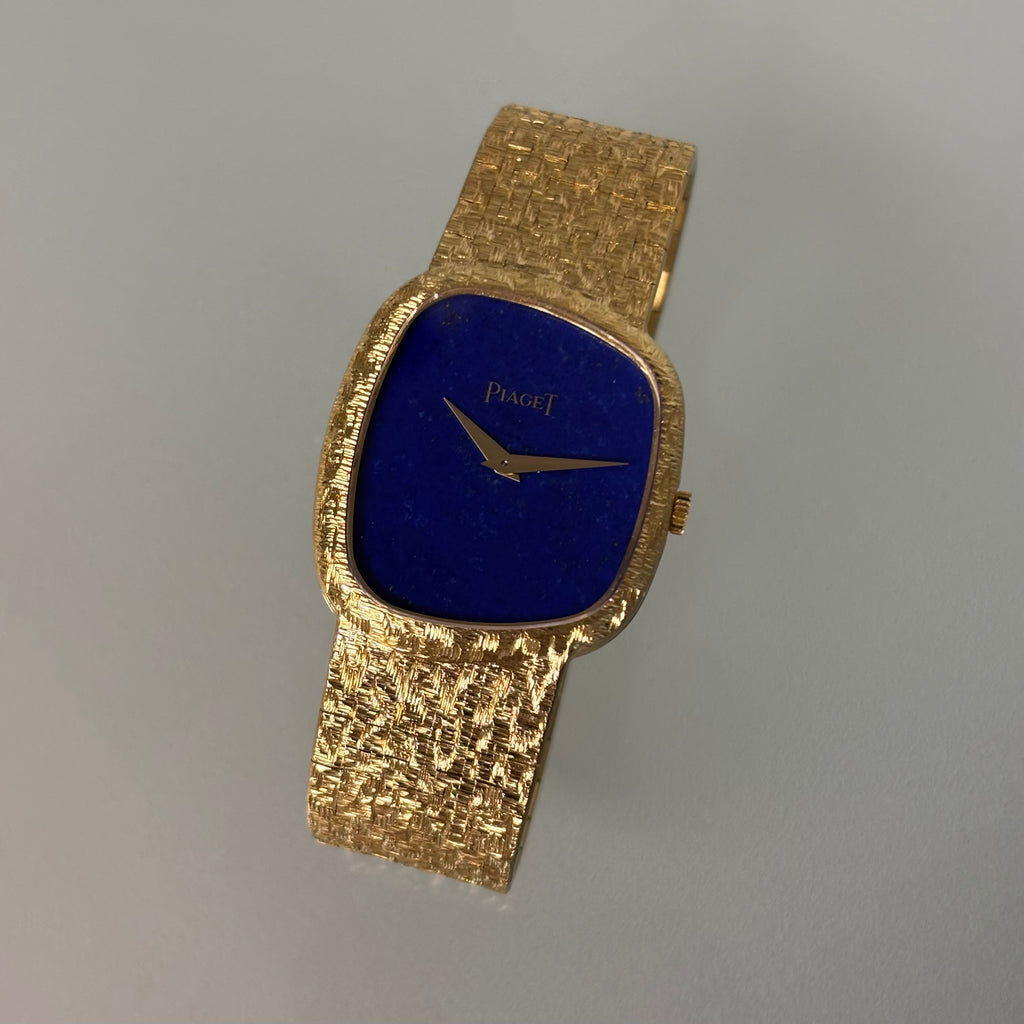Piaget 18k gold Assymetric Lapis Full Set