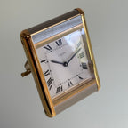 Cartier Tank Table Clock – Vintage Architectural Timepiece