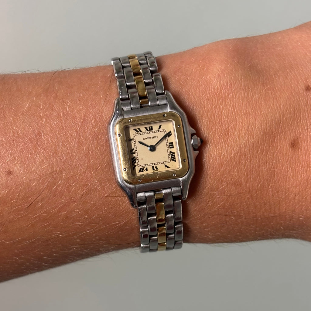 Cartier Panthere Small Gold/Steel Full Set