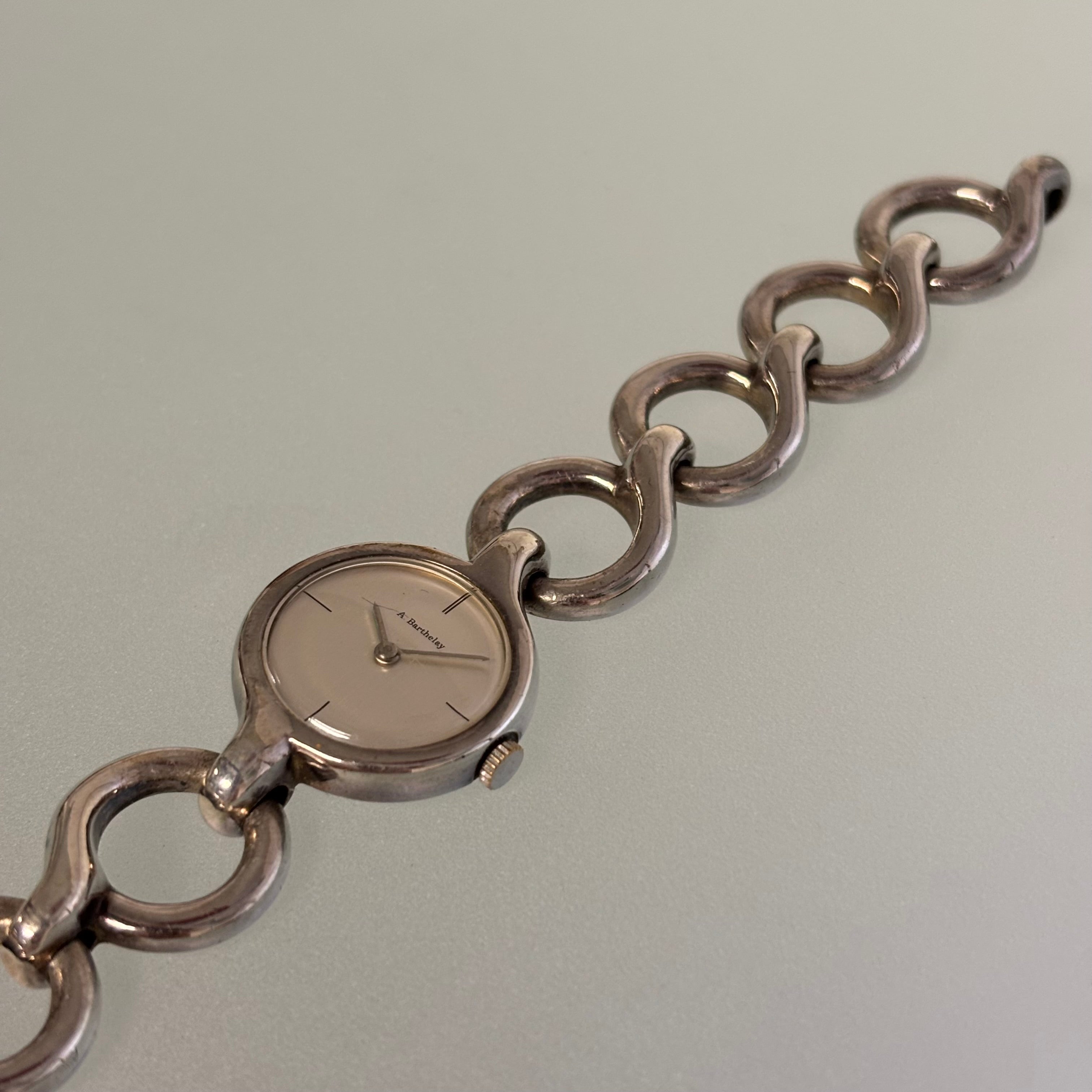 Barthelay silver bracelet watch