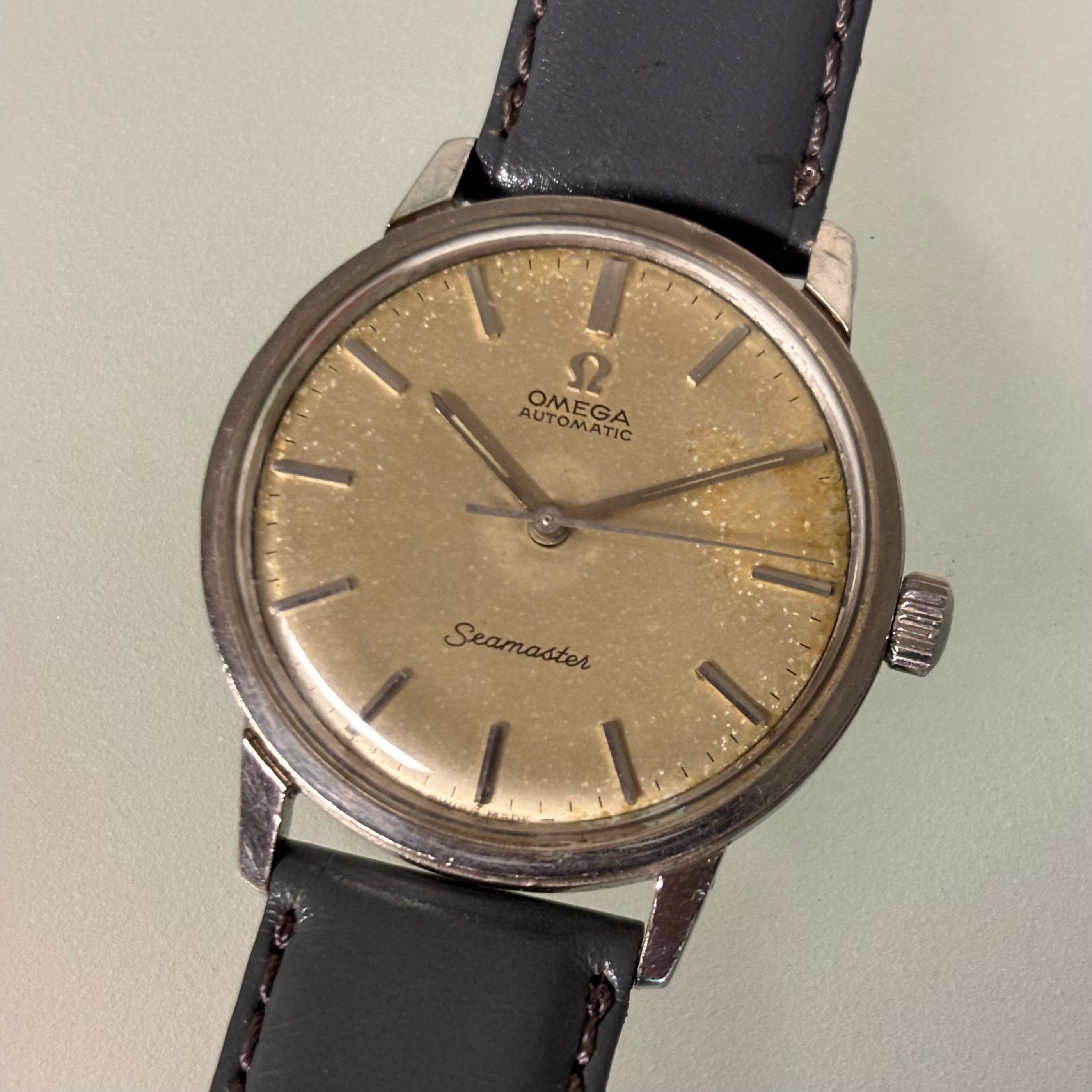Omega Seamaster Patina Dial – Steel Case with Vintage Character