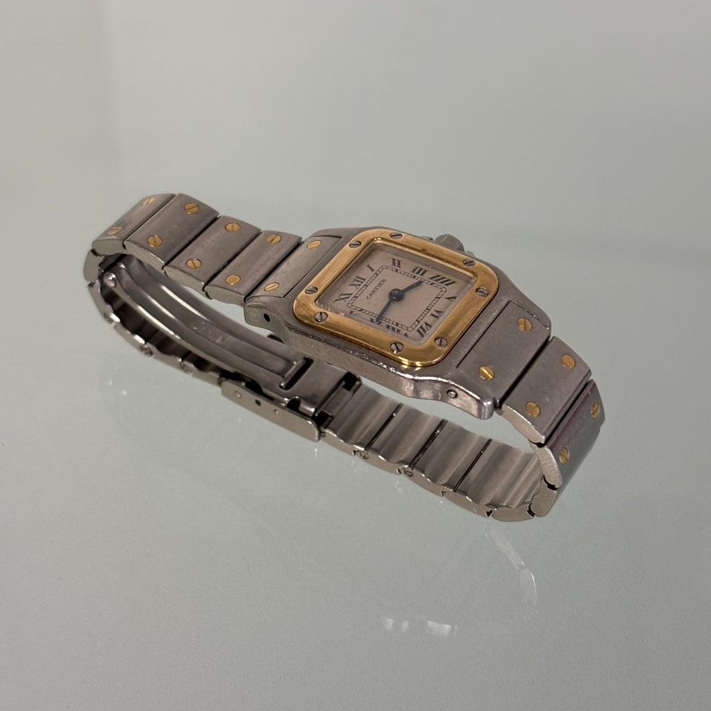 Cartier Santos Galbée Gold/Steel Petit Model