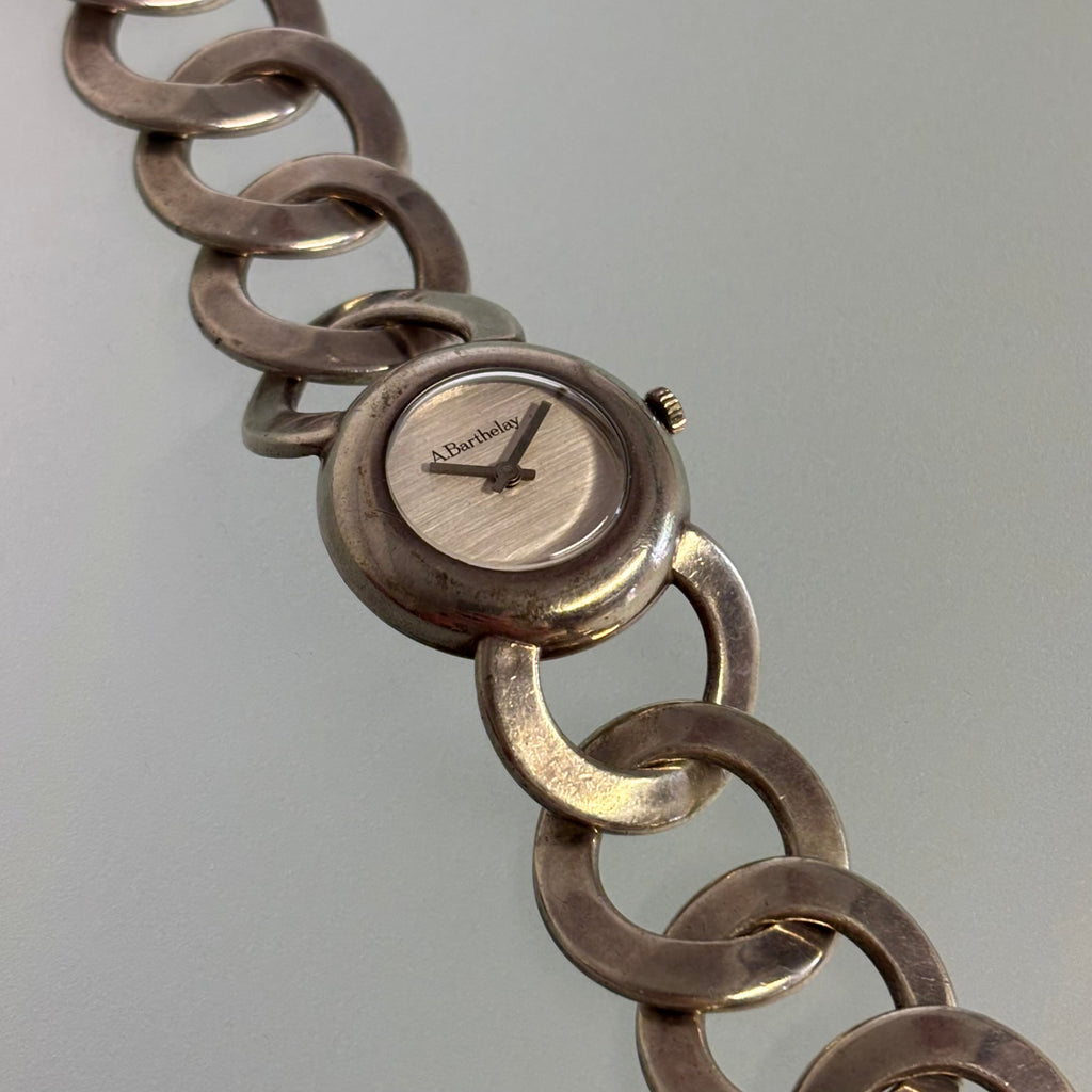 Barthelay silver bracelet watch