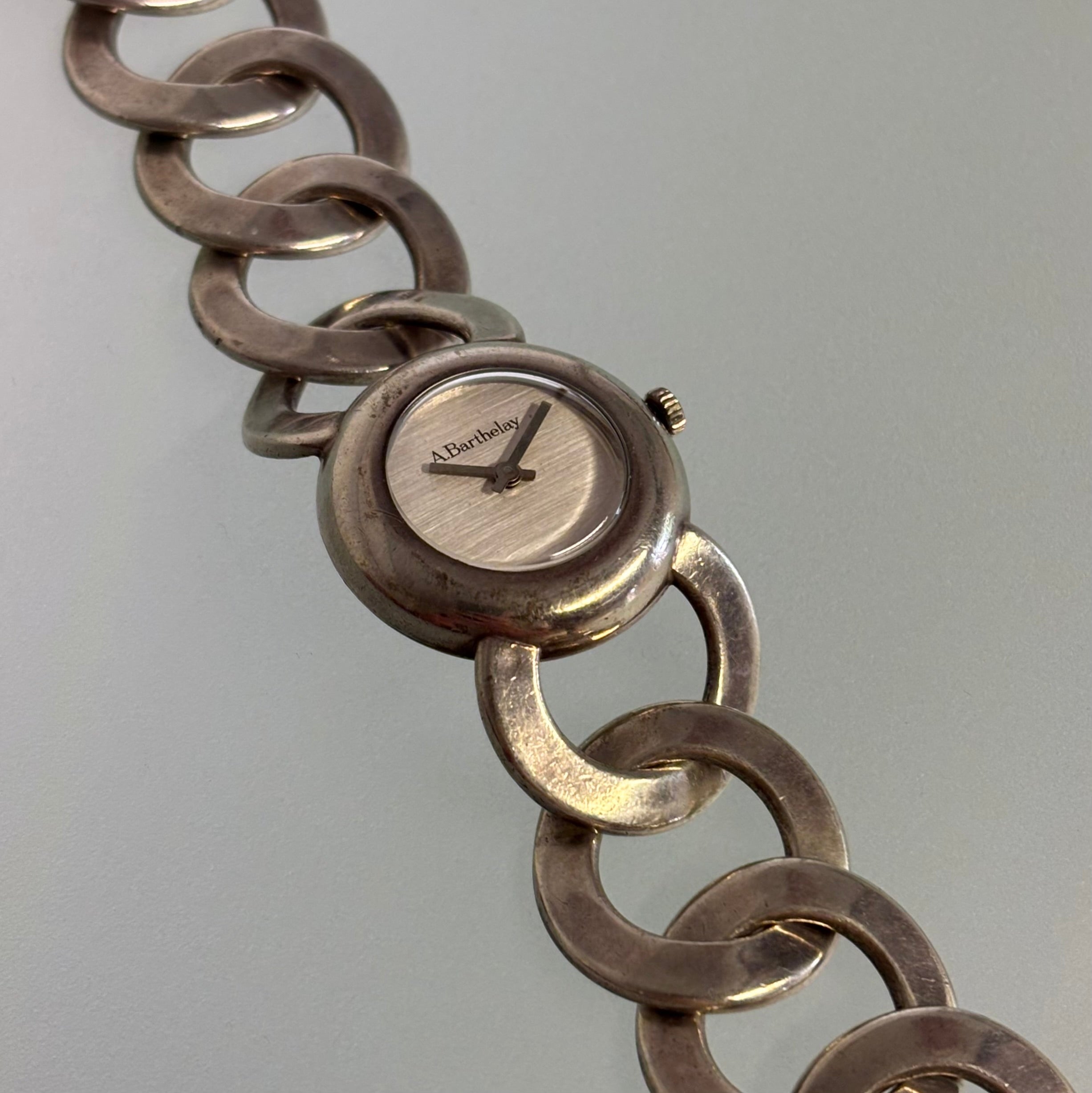 Barthelay silver bracelet watch