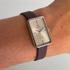 Omega De Ville NOS Tank – Double Signed Silver Dial