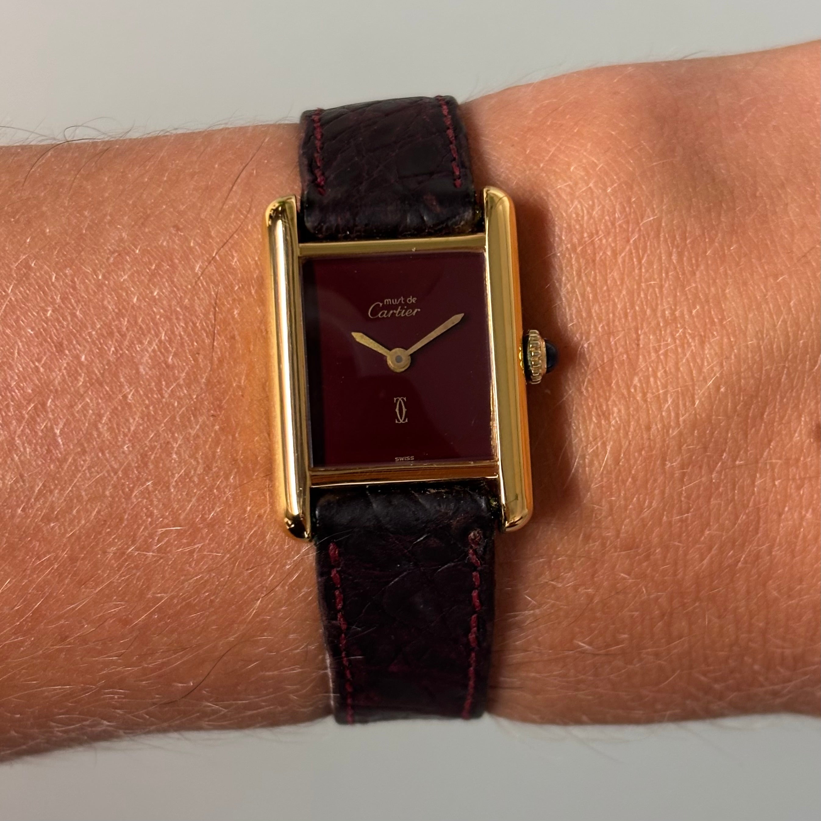 Cartier Tank PM with original strap & buckle