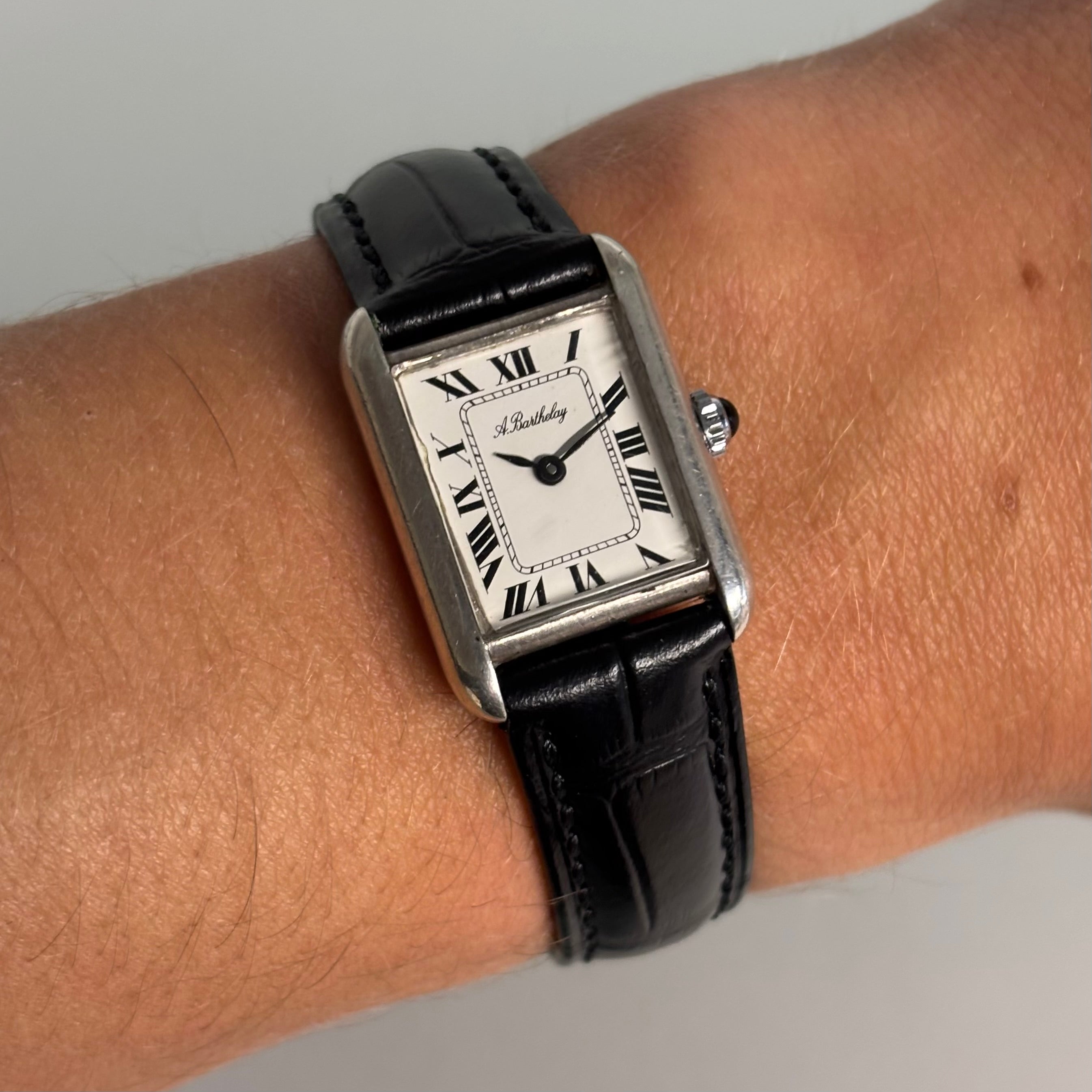 Barthelay solid Silver tank