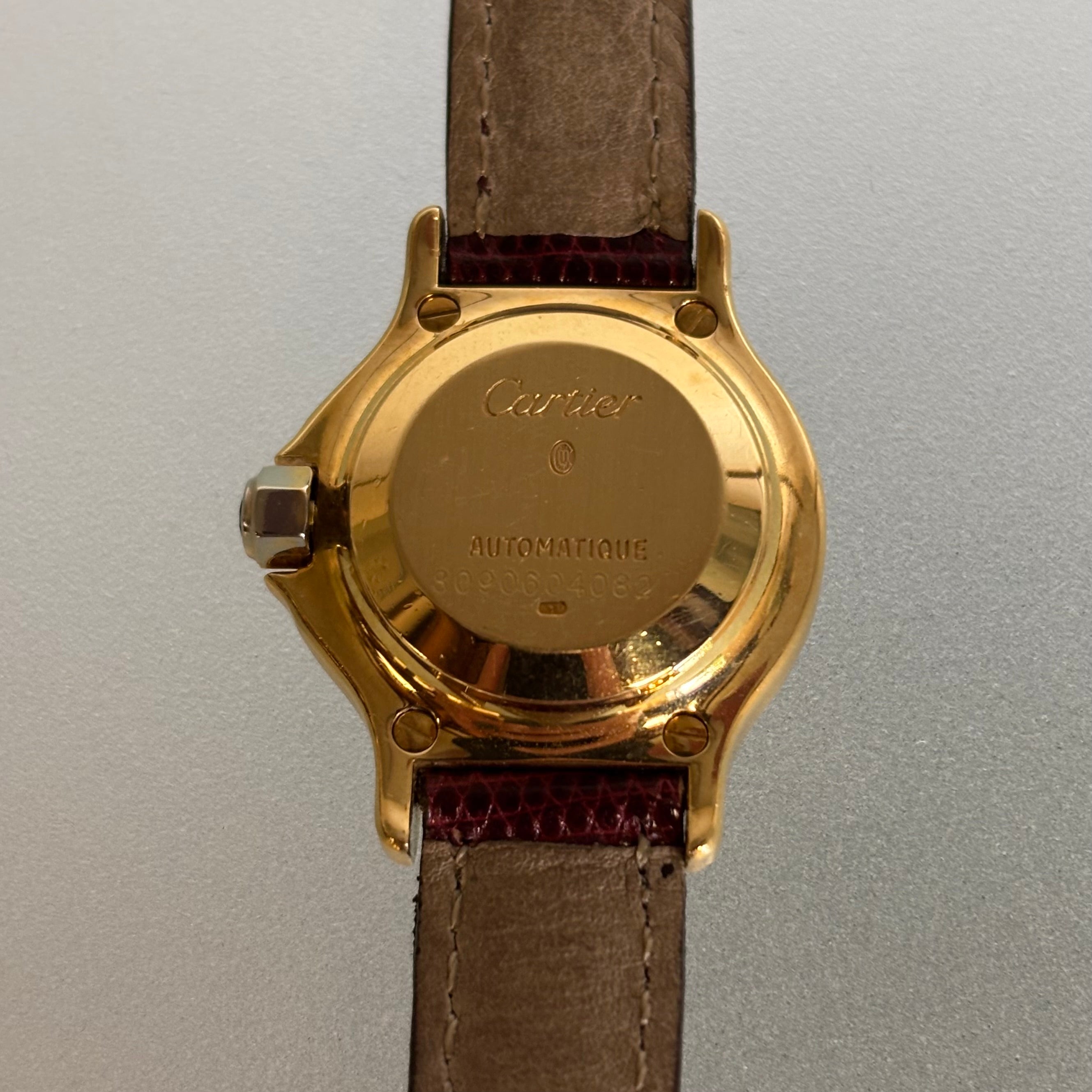 Cartier 18k Santos Octagon PM