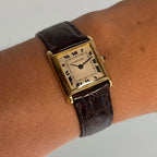 Cartier × Bueche Girod Tank Normale Watch – 18K Gold