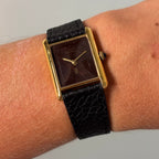 Cartier Tank GM Brown spider dial