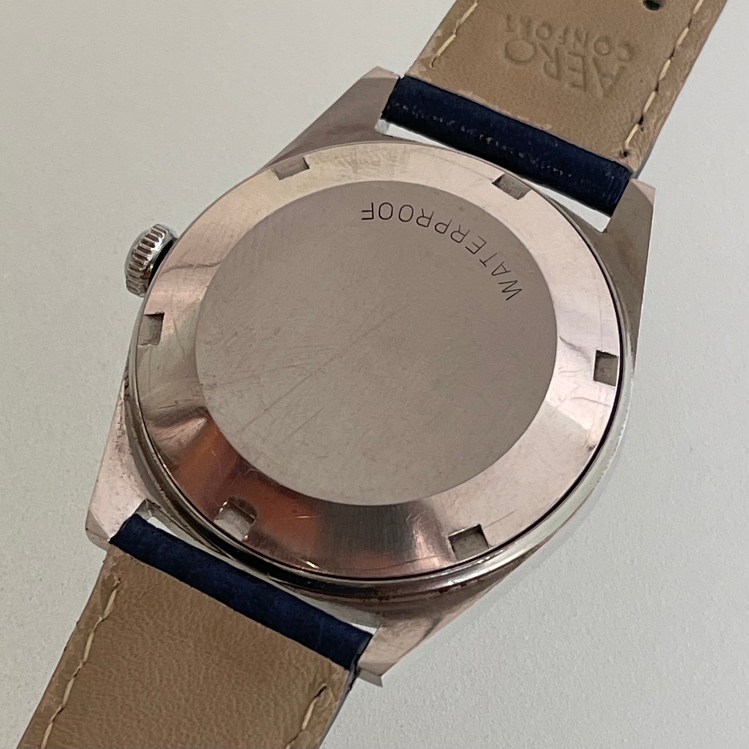 Omega Genève Blue accent dial