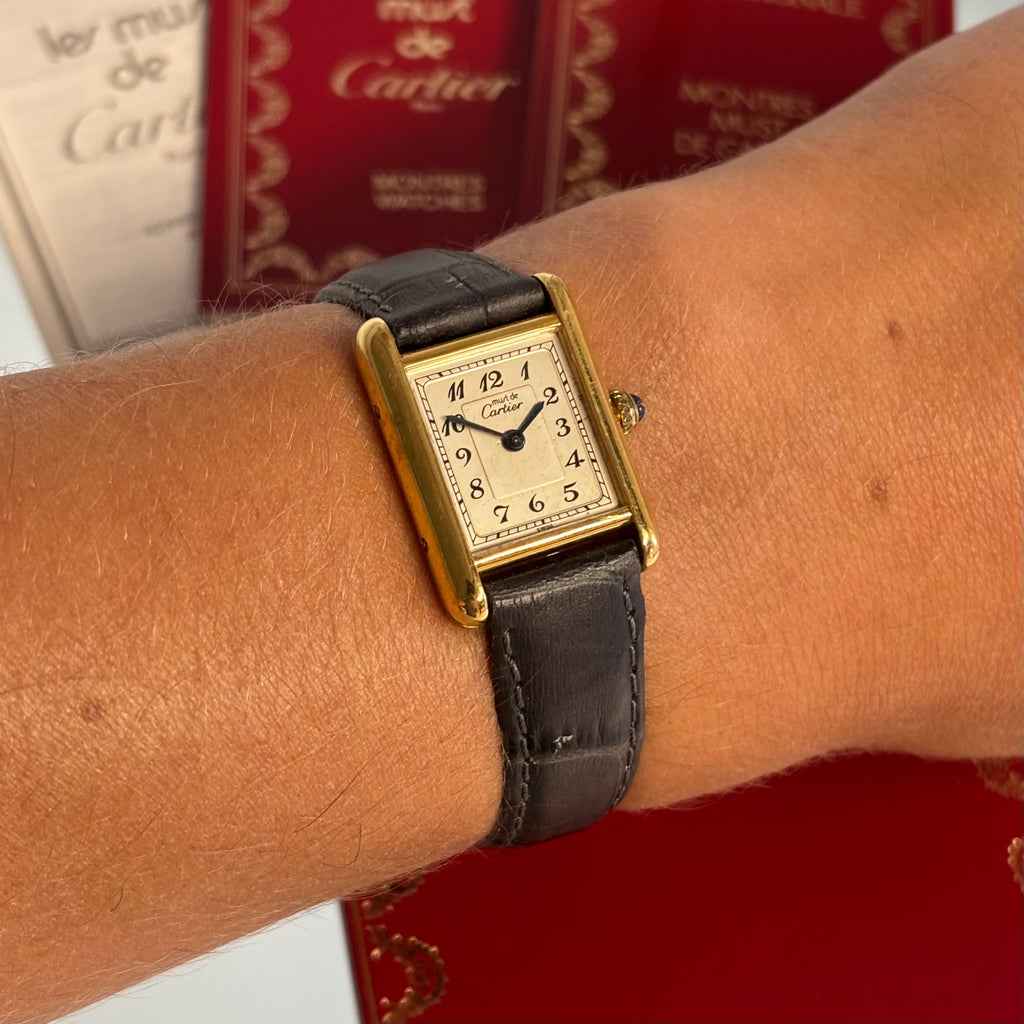 Cartier Tank PM Breguet full set