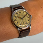 Cartier EWC Wristwatch – Steel Case with Patina Dial