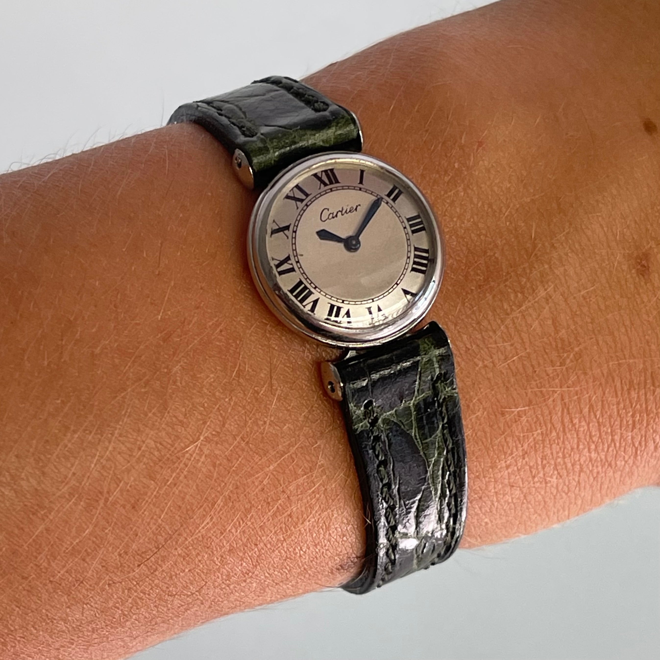 Cartier x Jaeger LeCoultre Steel Duoplan