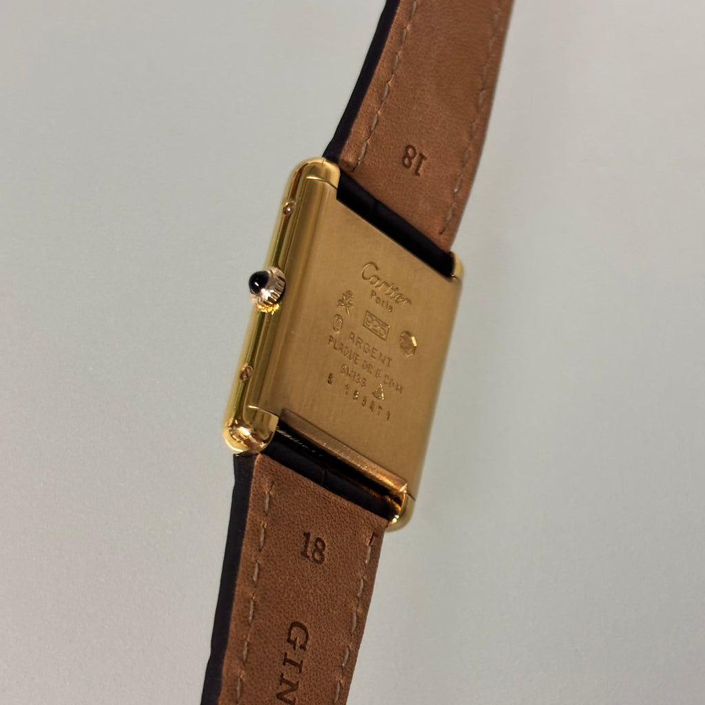 Cartier tank GM Black/White roman dial
