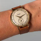 Cartier EWC Wristwatch – 18K Yellow Gold, 1940s Vintage